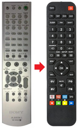RM-SP800 SONY afstandsbediening - productfoto