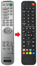 RM-SR10AV SONY afstandsbediening - productfoto