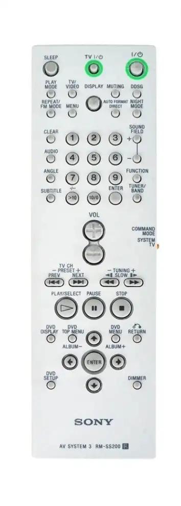 RM-SS200 SONY afstandsbediening