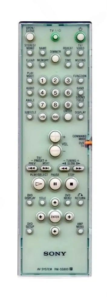 RM-SS800 SONY afstandsbediening