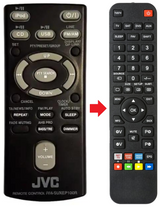 RM-SUXEP100R JVC afstandsbediening - productfoto