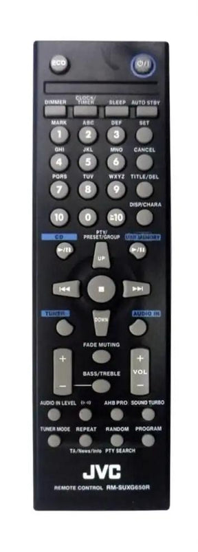 RM-SUXG650R JVC afstandsbediening