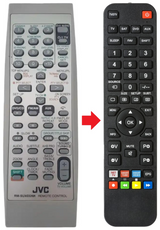 RM-SUXGD6R JVC afstandsbediening - productfoto