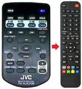 RM-SUXL5R JVC afstandsbediening - productfoto