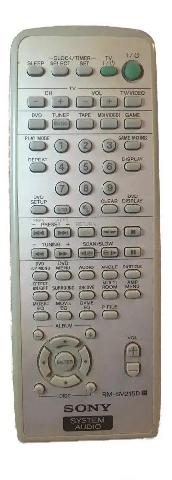RM-SV215D SONY afstandsbediening