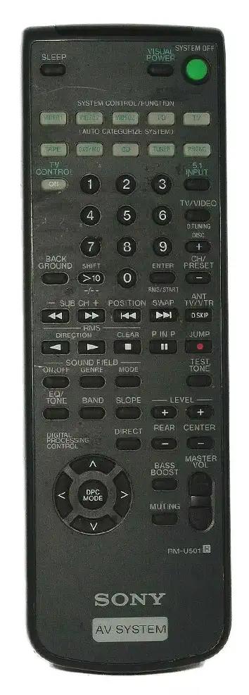 RM-U501 SONY afstandsbediening