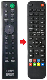 RMT-AH301U SONY afstandsbediening - productfoto