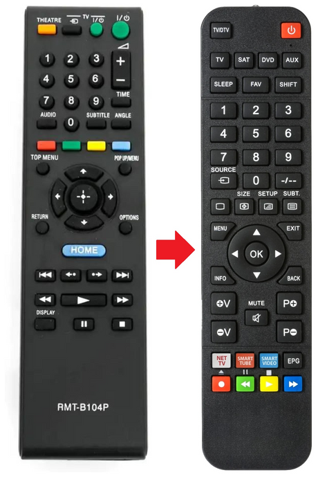 RMT-B104P SONY afstandsbediening - productfoto