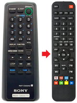 RMT-CS33AD SONY afstandsbediening - productfoto