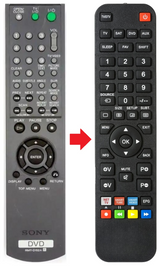 RMT-D152A SONY afstandsbediening - productfoto