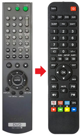 RMT-D165P SONY afstandsbediening - productfoto