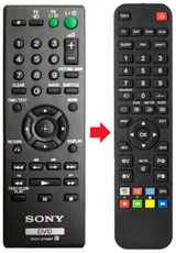 RMT-D197P SONY afstandsbediening - productfoto