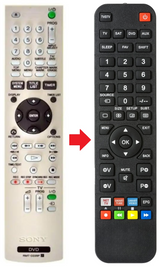 RMT-D229P SONY afstandsbediening - productfoto