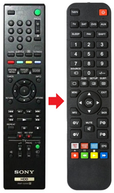 RMT-D259 SONY afstandsbediening - productfoto