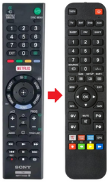 RMT-TX102 SONY afstandsbediening - productfoto