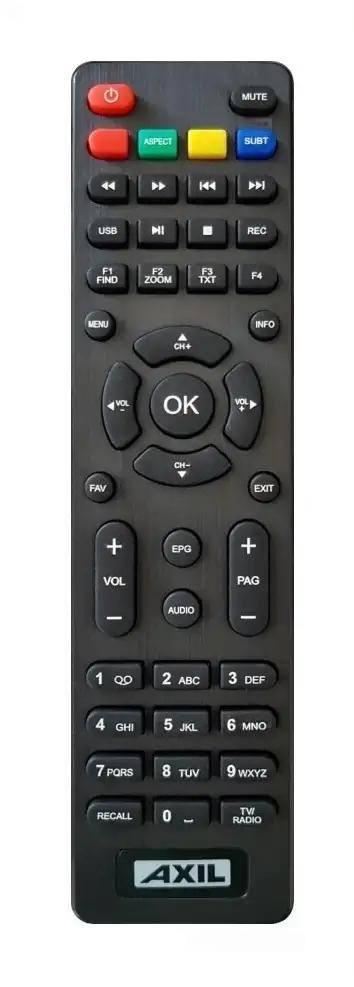 RS0762-HD AXIL afstandsbediening