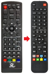 RT-HD333 RUNTENG afstandsbediening - productfoto