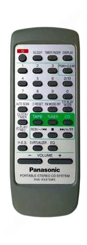 RX-EX1 PANASONIC afstandsbediening