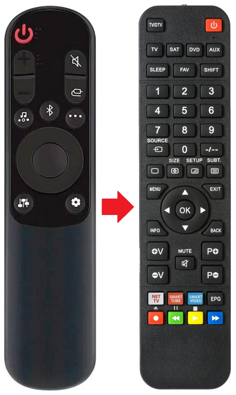 S65Q LG afstandsbediening - productfoto