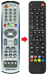 S8000CI-PVR HOMECAST afstandsbediening - productfoto