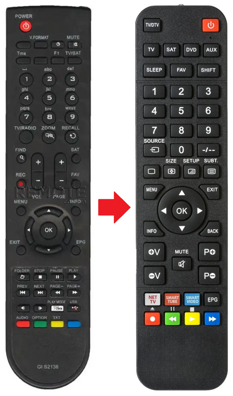 S8120 GALAXY INNOVATIONS afstandsbediening - productfoto