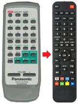 SA-AK44 PANASONIC afstandsbediening - productfoto