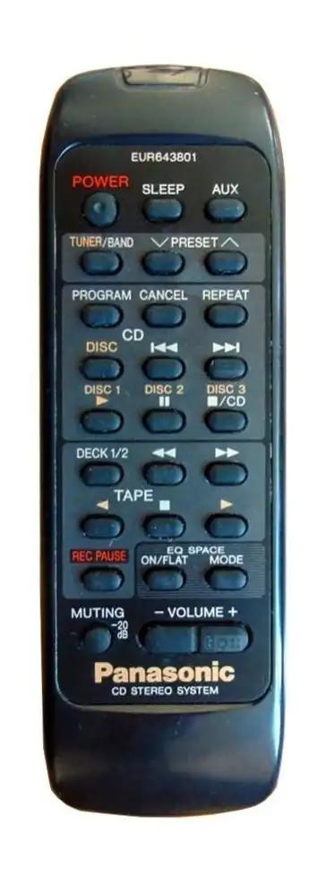 SA-CH74 PANASONIC afstandsbediening