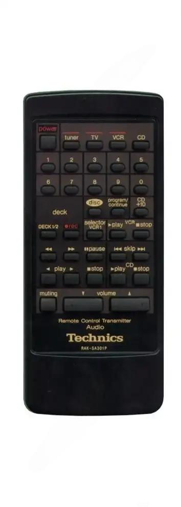 SA-GX100 TECHNICS afstandsbediening