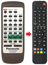 SA-PM11 PANASONIC afstandsbediening - productfoto