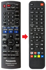 SA-PT550 PANASONIC afstandsbediening - productfoto