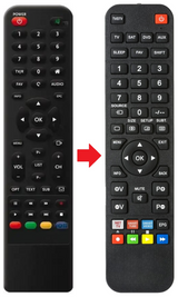 SAT-152HD LISTO afstandsbediening - productfoto