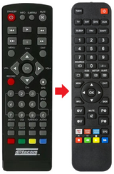 SAT-200 DATACOM afstandsbediening - productfoto