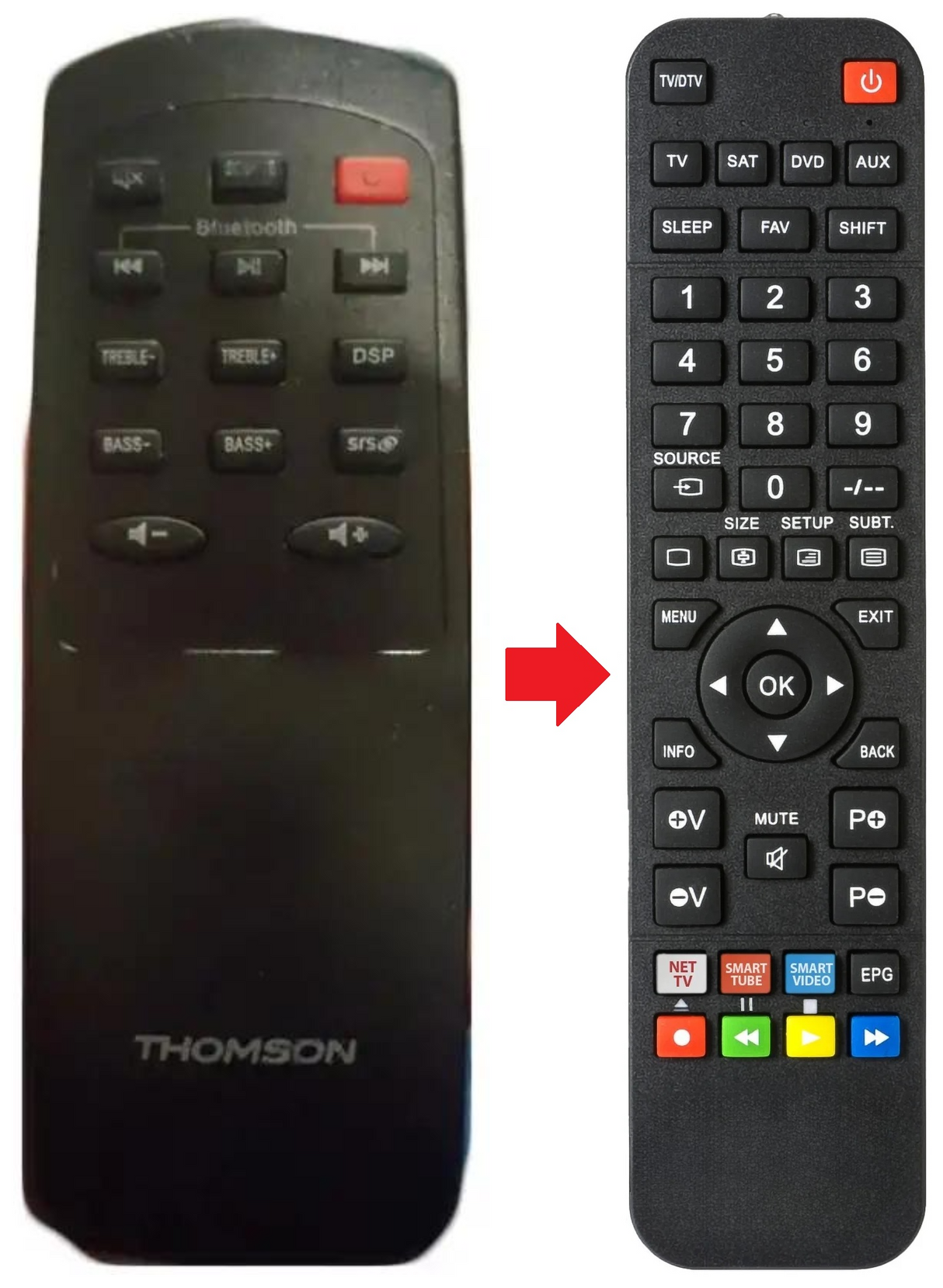 SB300B THOMSON afstandsbediening - productfoto