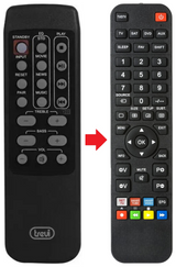 SB8315TV TREVI afstandsbediening - productfoto