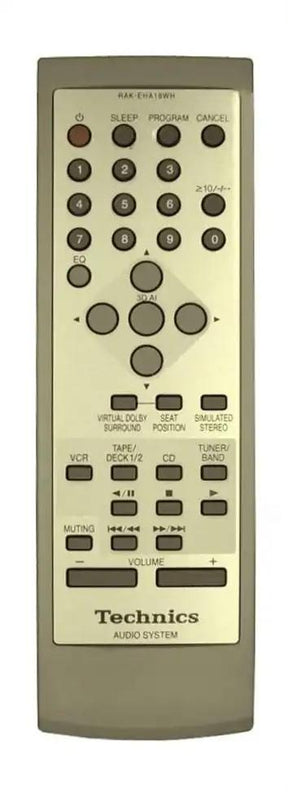 SC-EH550 TECHNICS afstandsbediening