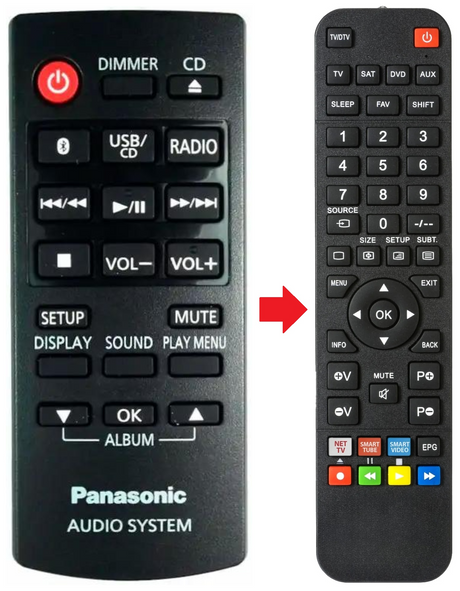 SC-PM250 PANASONIC afstandsbediening - productfoto