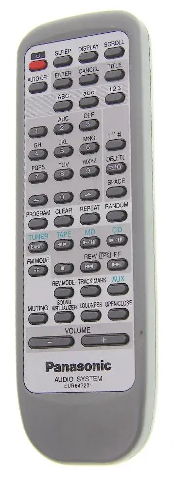 SC-PM30MD PANASONIC afstandsbediening