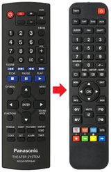SC-PT550 PANASONIC afstandsbediening - vergelijking