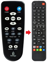 SCREENPLAY-MX2HD IOMEGA afstandsbediening - productfoto