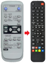 SD105U MITSUBISHI afstandsbediening - productfoto