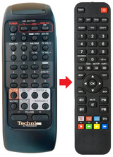 SH-AV500 TECHNICS afstandsbediening - productfoto