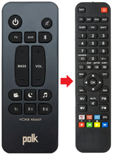 SIGNA-S1 POLK-AUDIO afstandsbediening - vergelijking