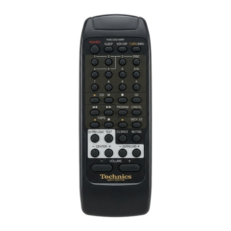 SL-EH600 TECHNICS afstandsbediening