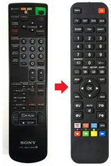 SLV-X815ME SONY afstandsbediening - productfoto