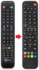 SMART24 TELESYSTEM afstandsbediening - productfoto