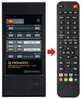 SP-X707 PIONEER afstandsbediening - productfoto