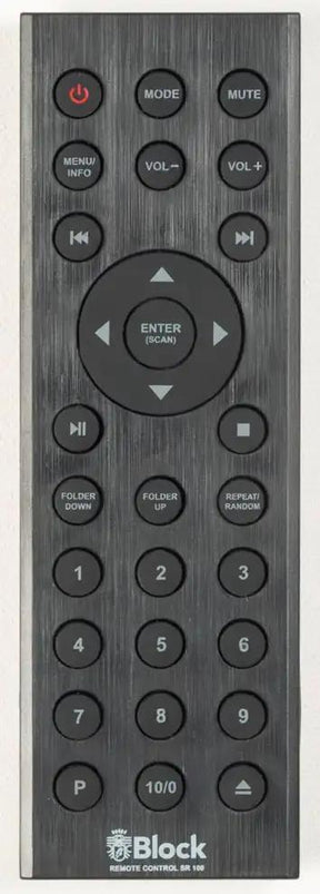 SR100 AUDIOBLOCK afstandsbediening