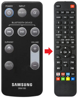 SRM100 SAMSUNG afstandsbediening - productfoto