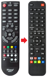 STB10HD WINTAL afstandsbediening - productfoto