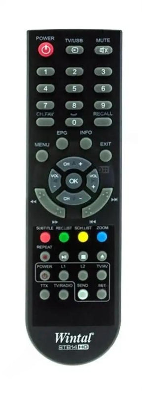 STB14HD WINTAL afstandsbediening